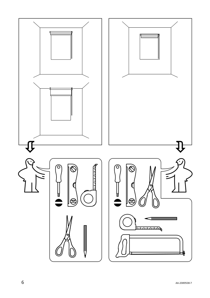 Assembly instructions for IKEA Fridans black out roller blind blue | Page 6 - IKEA FRIDANS black-out roller blind 403.968.86