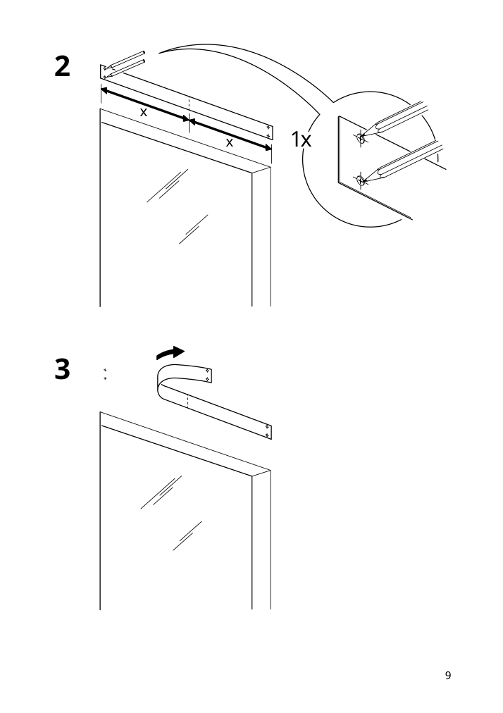 Assembly instructions for IKEA Fridans black out roller blind blue | Page 9 - IKEA FRIDANS black-out roller blind 403.968.86