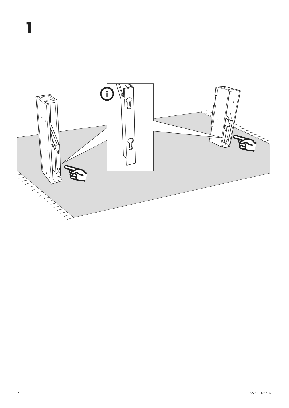 Assembly instructions for IKEA Friheten sleeper sofa skiftebo dark gray | Page 4 - IKEA FRIHETEN sleeper sofa 503.411.48