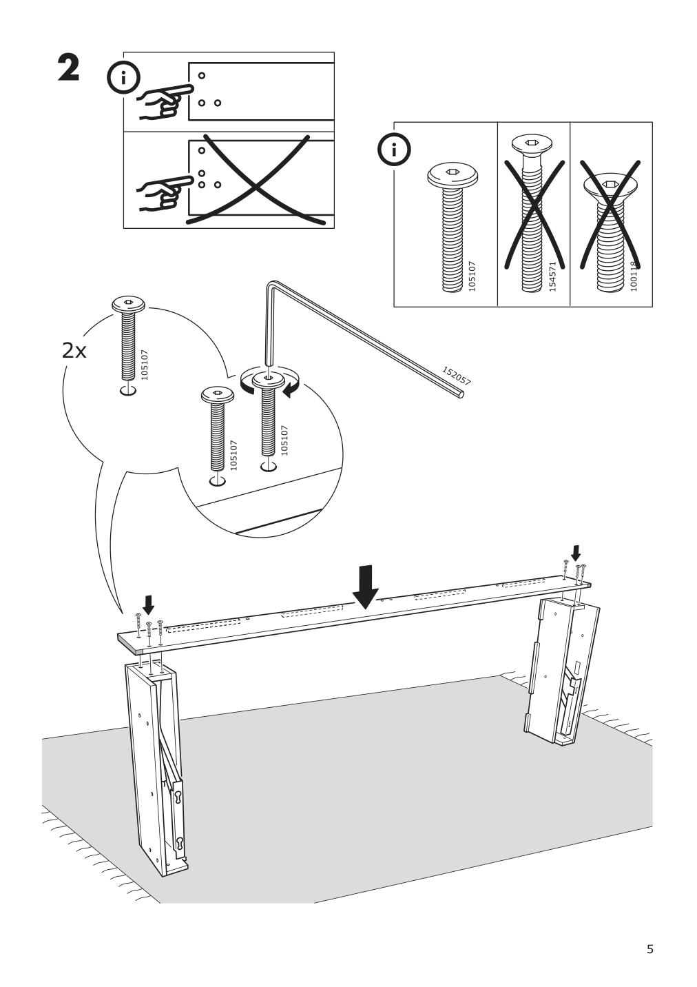 Assembly instructions for IKEA Friheten sleeper sofa hyllie beige | Page 5 - IKEA FRIHETEN sleeper sofa 004.317.16