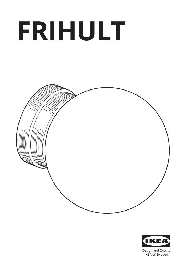 Assembly instructions for IKEA Frihult ceiling wall lamp black | Page 1 - IKEA FRIHULT ceiling/wall lamp 704.315.53