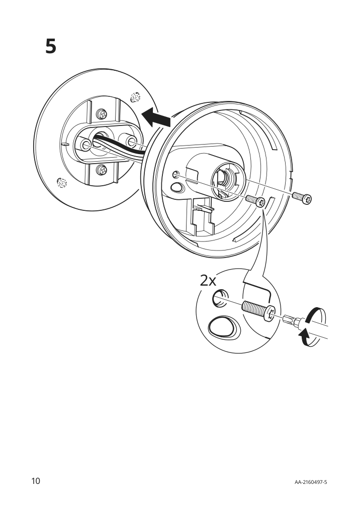 Assembly instructions for IKEA Frihult ceiling wall lamp black | Page 10 - IKEA FRIHULT ceiling/wall lamp 704.315.53