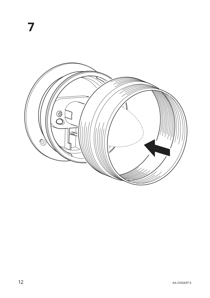 Assembly instructions for IKEA Frihult ceiling wall lamp black | Page 12 - IKEA FRIHULT ceiling/wall lamp 704.315.53