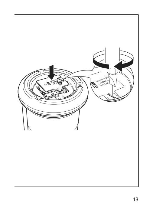 Assembly instructions for IKEA Froejda led lantern battery operated outdoor dimmable black | Page 13 - IKEA FRÖJDA LED lantern 805.821.55