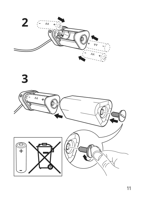 Assembly instructions for IKEA Froejda pendant lamp battery operated white | Page 11 - IKEA FRÖJDA pendant lamp 505.821.52