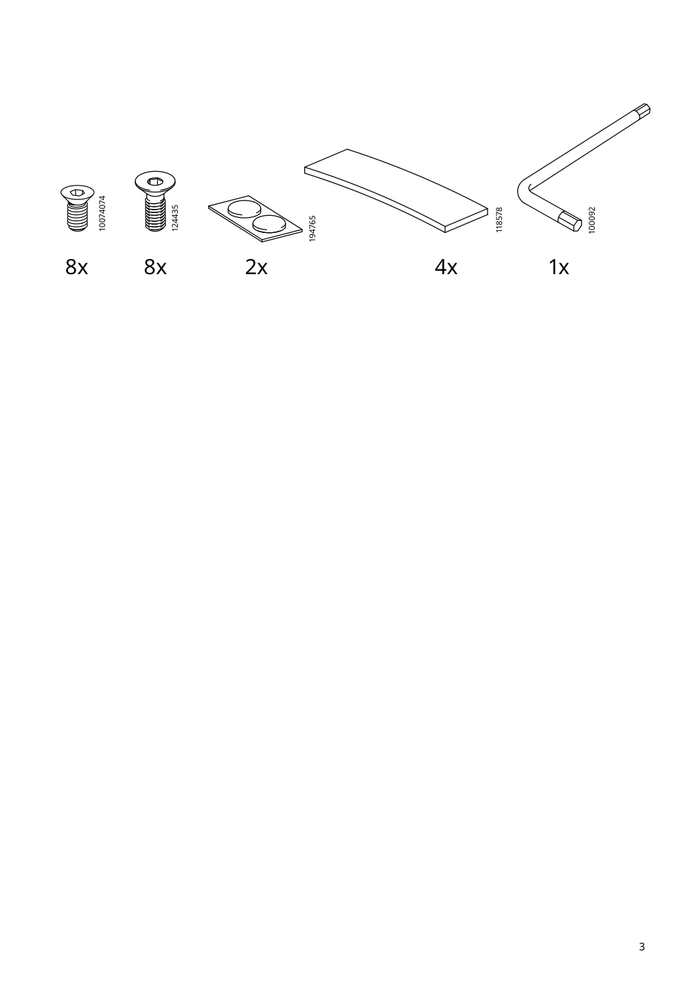 Assembly instructions for IKEA Froetorp side table anthracite marble effect black glass | Page 3 - IKEA FRÖTORP side table 104.922.76