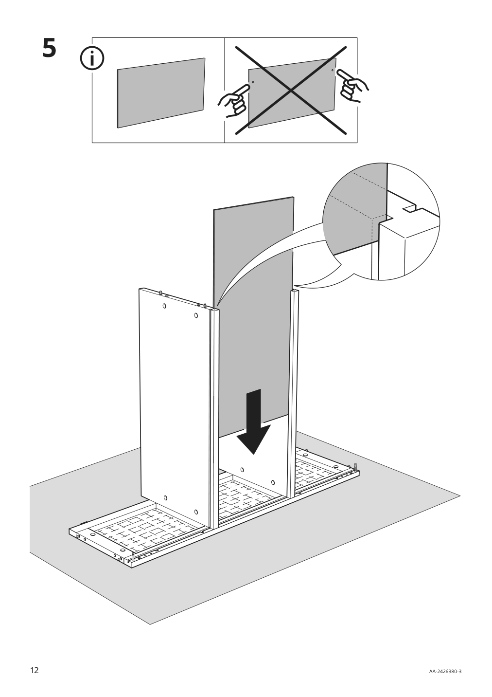 Assembly instructions for IKEA Fryksas cabinet rattan | Page 12 - IKEA FRYKSÅS cabinet 405.740.96