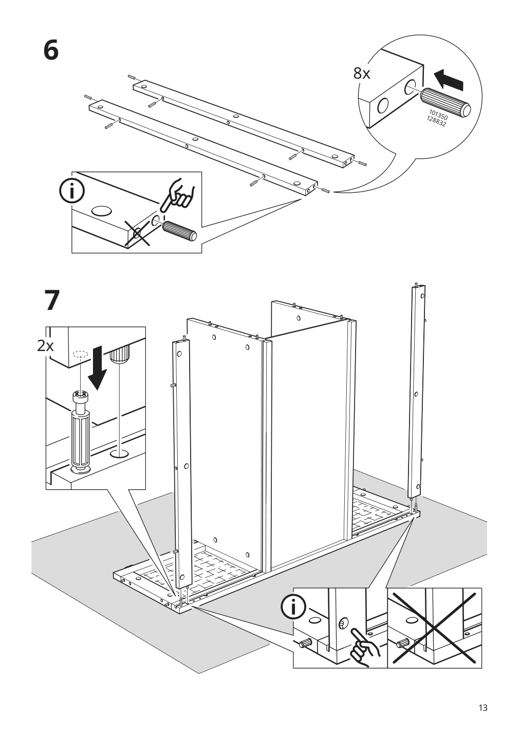 Assembly instructions for IKEA Fryksas cabinet rattan | Page 13 - IKEA FRYKSÅS cabinet 405.740.96