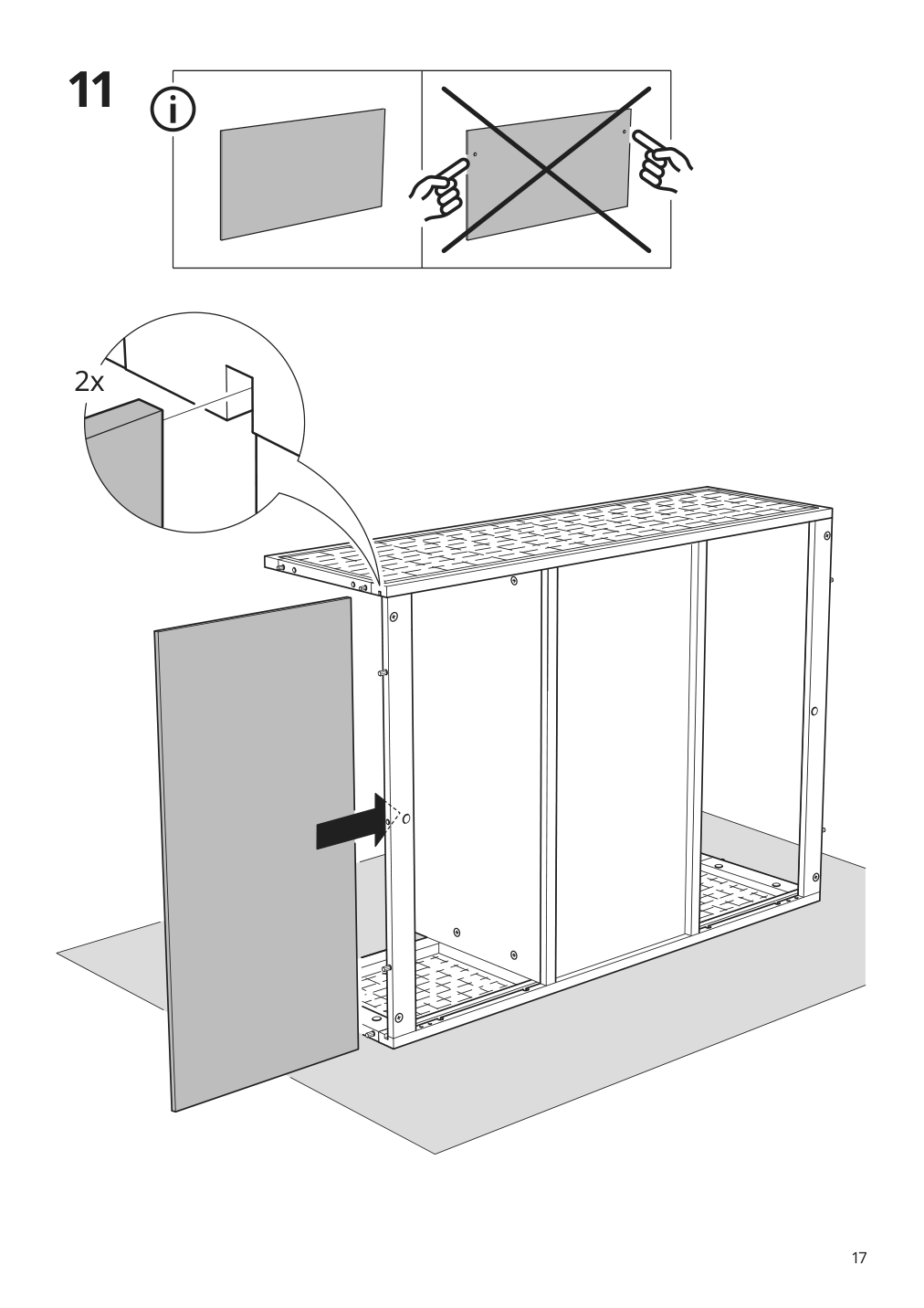 Assembly instructions for IKEA Fryksas cabinet rattan | Page 17 - IKEA FRYKSÅS cabinet 405.740.96