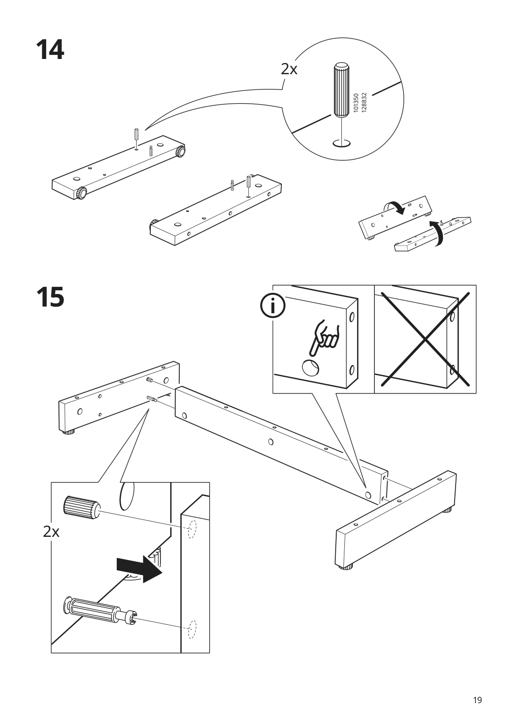 Assembly instructions for IKEA Fryksas cabinet rattan | Page 19 - IKEA FRYKSÅS cabinet 405.740.96