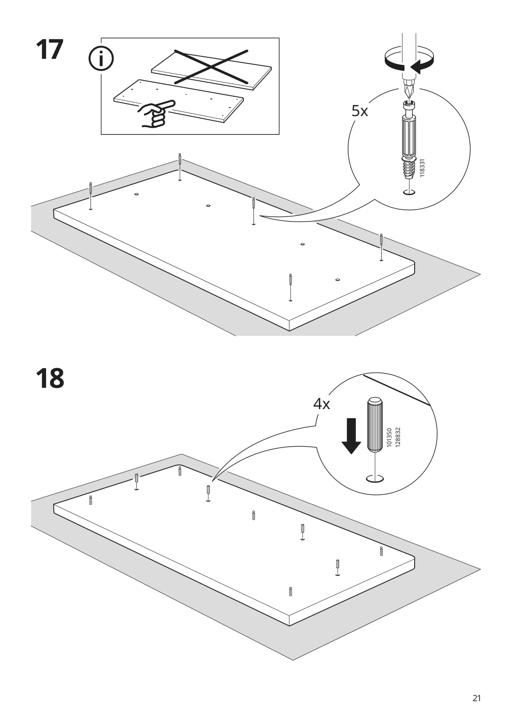 Assembly instructions for IKEA Fryksas cabinet rattan | Page 21 - IKEA FRYKSÅS cabinet 405.740.96