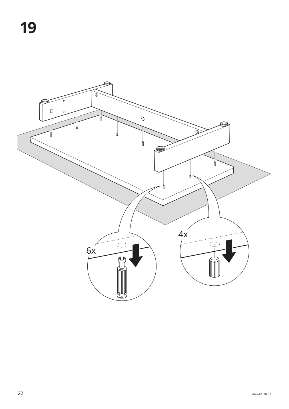 Assembly instructions for IKEA Fryksas cabinet rattan | Page 22 - IKEA FRYKSÅS cabinet 405.740.96