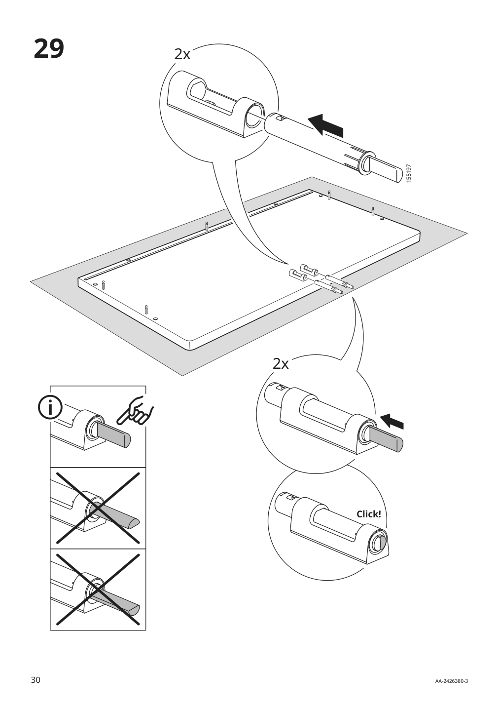 Assembly instructions for IKEA Fryksas cabinet rattan | Page 30 - IKEA FRYKSÅS cabinet 405.740.96