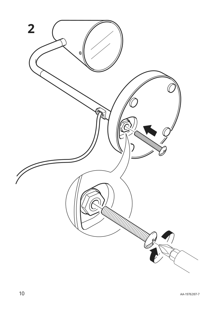 Assembly instructions for IKEA Fubbla led work lamp white | Page 10 - IKEA FUBBLA LED work lamp 403.257.09