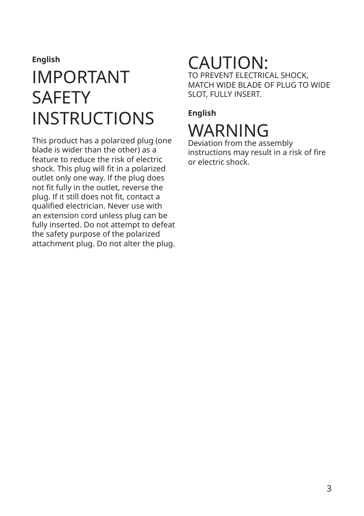 Assembly instructions for IKEA Fubbla led work lamp white | Page 3 - IKEA FUBBLA LED work lamp 403.257.09