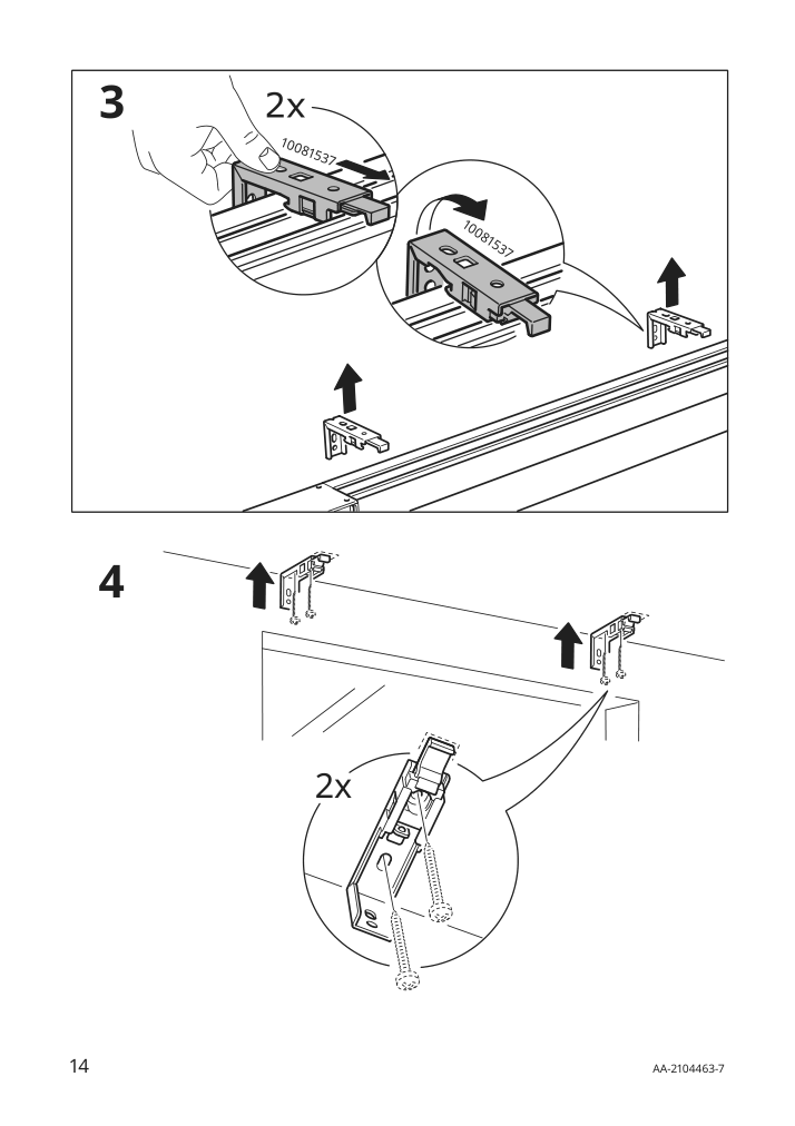 Assembly instructions for IKEA Fyrtur black out roller blind smart wireless battery operated gray | Page 14 - IKEA FYRTUR black-out roller blind 204.081.78