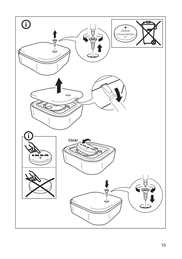 Assembly instructions for IKEA Fyrtur black out roller blind smart wireless battery operated gray | Page 19 - IKEA FYRTUR black-out roller blind 204.081.78