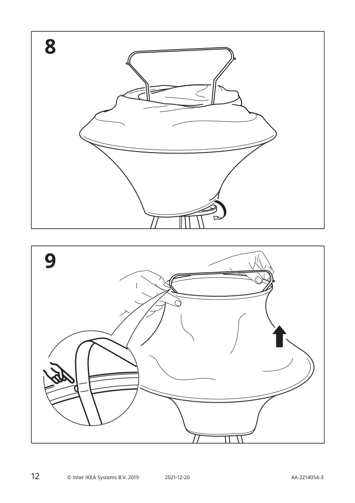 Assembly instructions for IKEA Fyxnaes floor lamp turquoise | Page 12 - IKEA FYXNÄS floor lamp 604.640.54