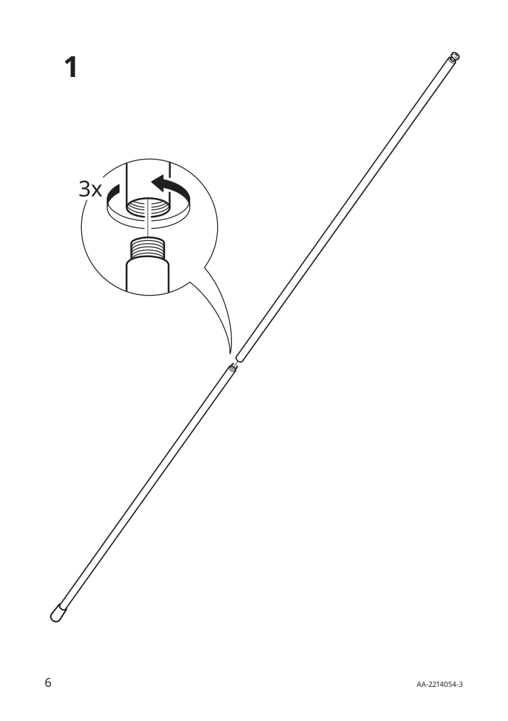 Assembly instructions for IKEA Fyxnaes floor lamp turquoise | Page 6 - IKEA FYXNÄS floor lamp 604.640.54