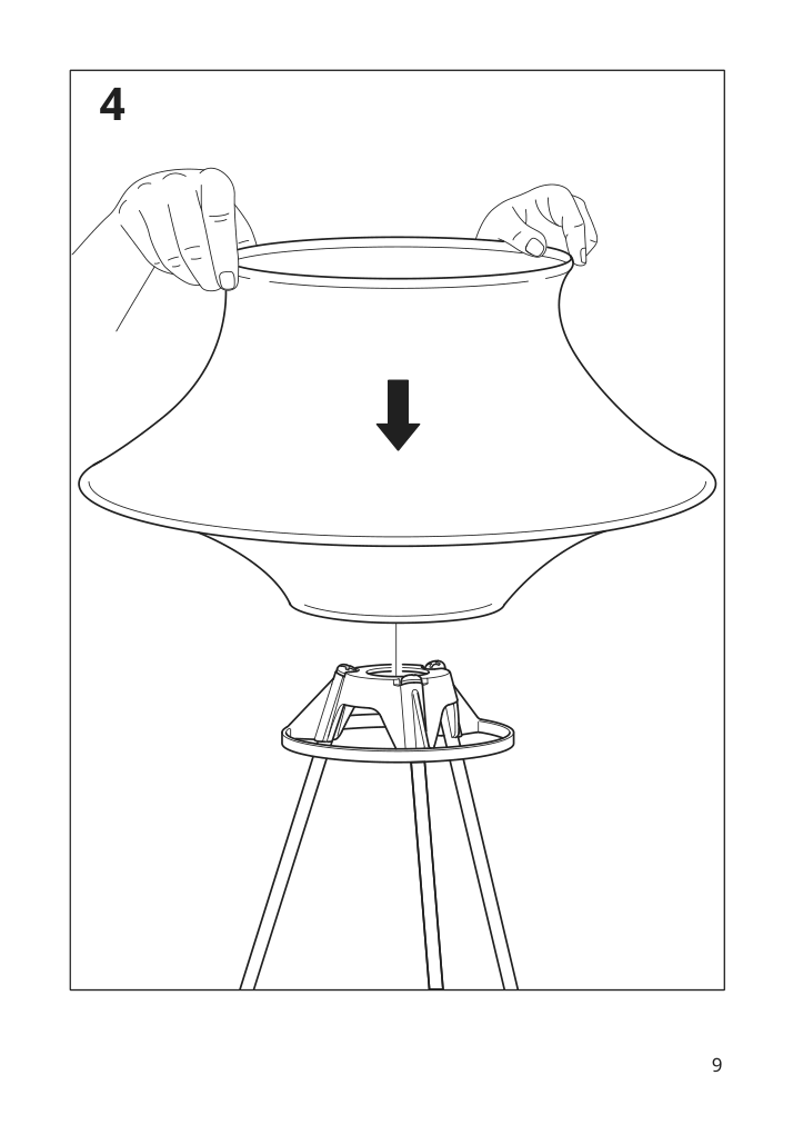 Assembly instructions for IKEA Fyxnaes floor lamp turquoise | Page 9 - IKEA FYXNÄS floor lamp 604.640.54