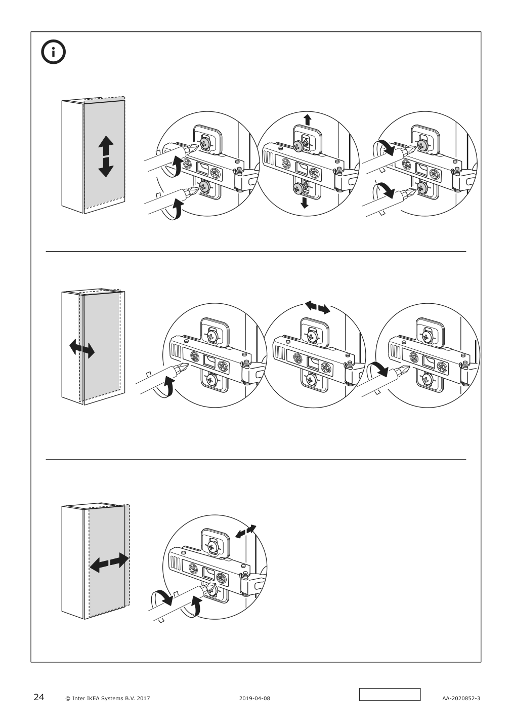 Assembly instructions for IKEA Galant cabinet with doors white stained oak veneer | Page 24 - IKEA GALANT cabinet with doors 903.651.37