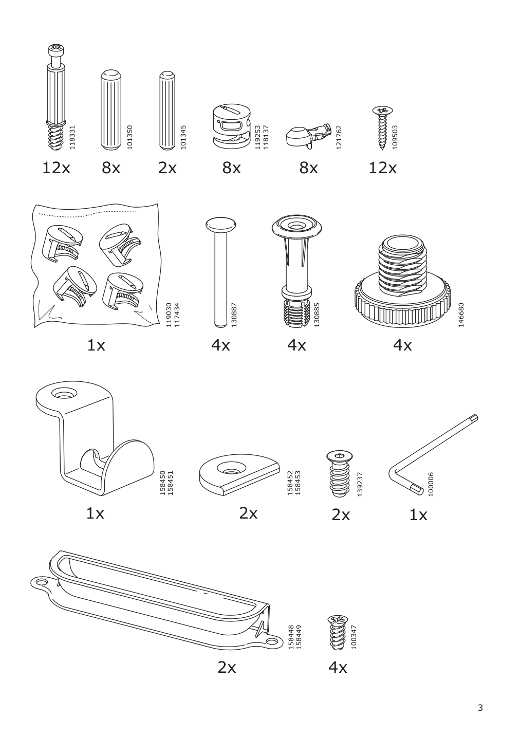 Assembly instructions for IKEA Galant cabinet with doors black stained ash veneer | Page 3 - IKEA GALANT cabinet with doors 503.651.39