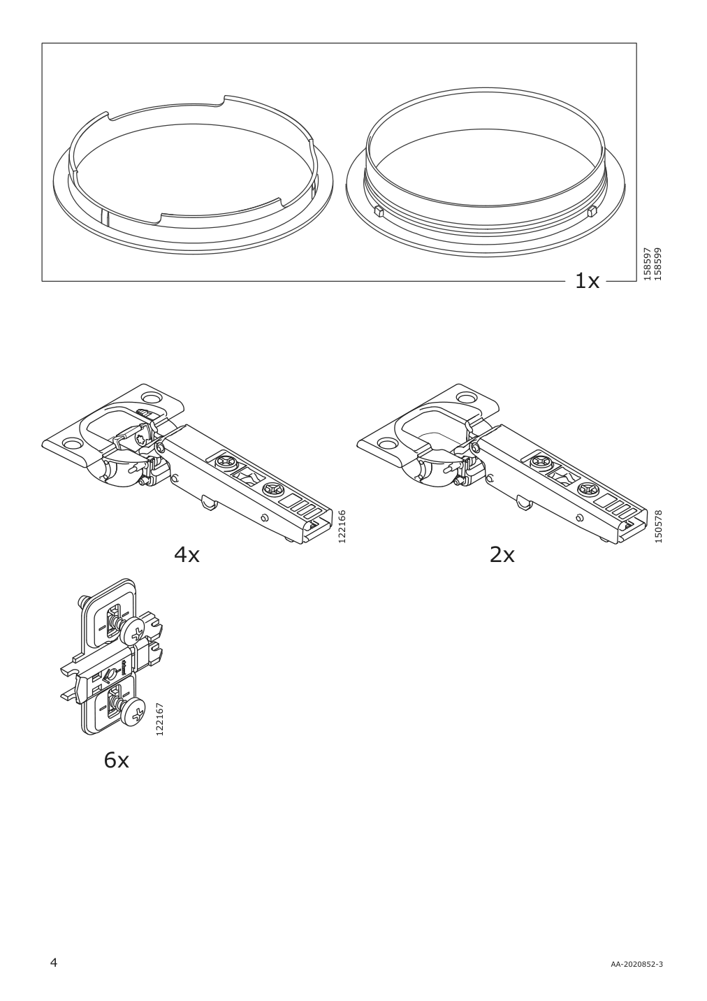 Assembly instructions for IKEA Galant cabinet with doors black stained ash veneer | Page 4 - IKEA GALANT cabinet with doors 503.651.39