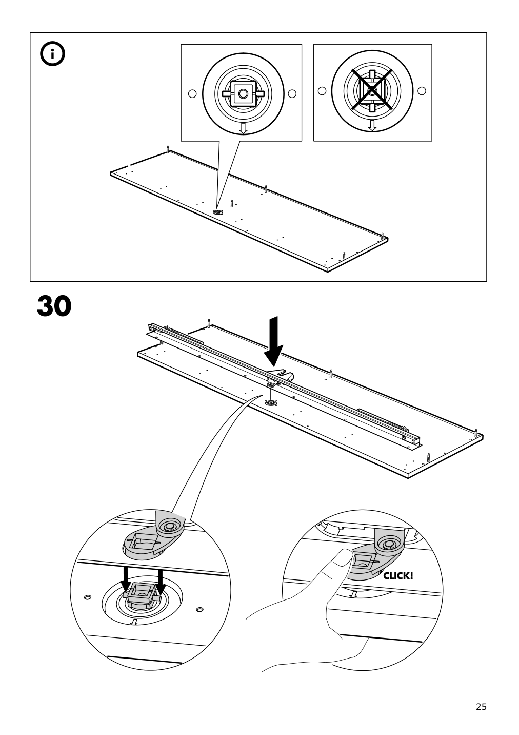 Assembly instructions for IKEA Galant cabinet with sliding doors white stained oak veneer | Page 25 - IKEA GALANT cabinet with sliding doors 803.651.33