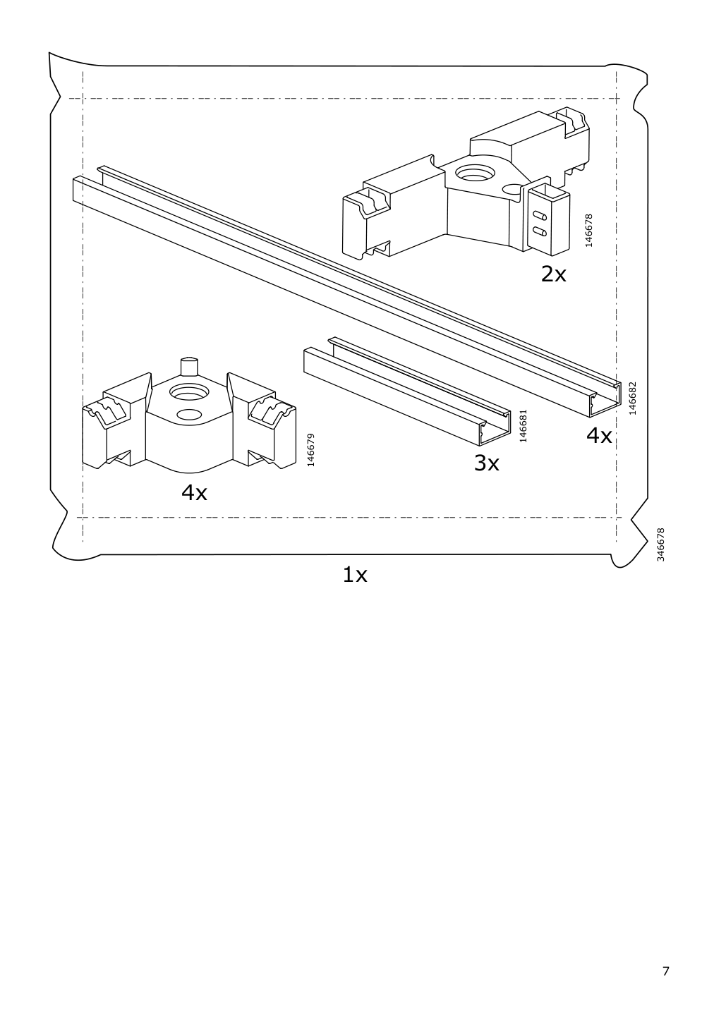 Assembly instructions for IKEA Galant cabinet with sliding doors white stained oak veneer | Page 7 - IKEA GALANT storage combination w sliding doors 292.857.76