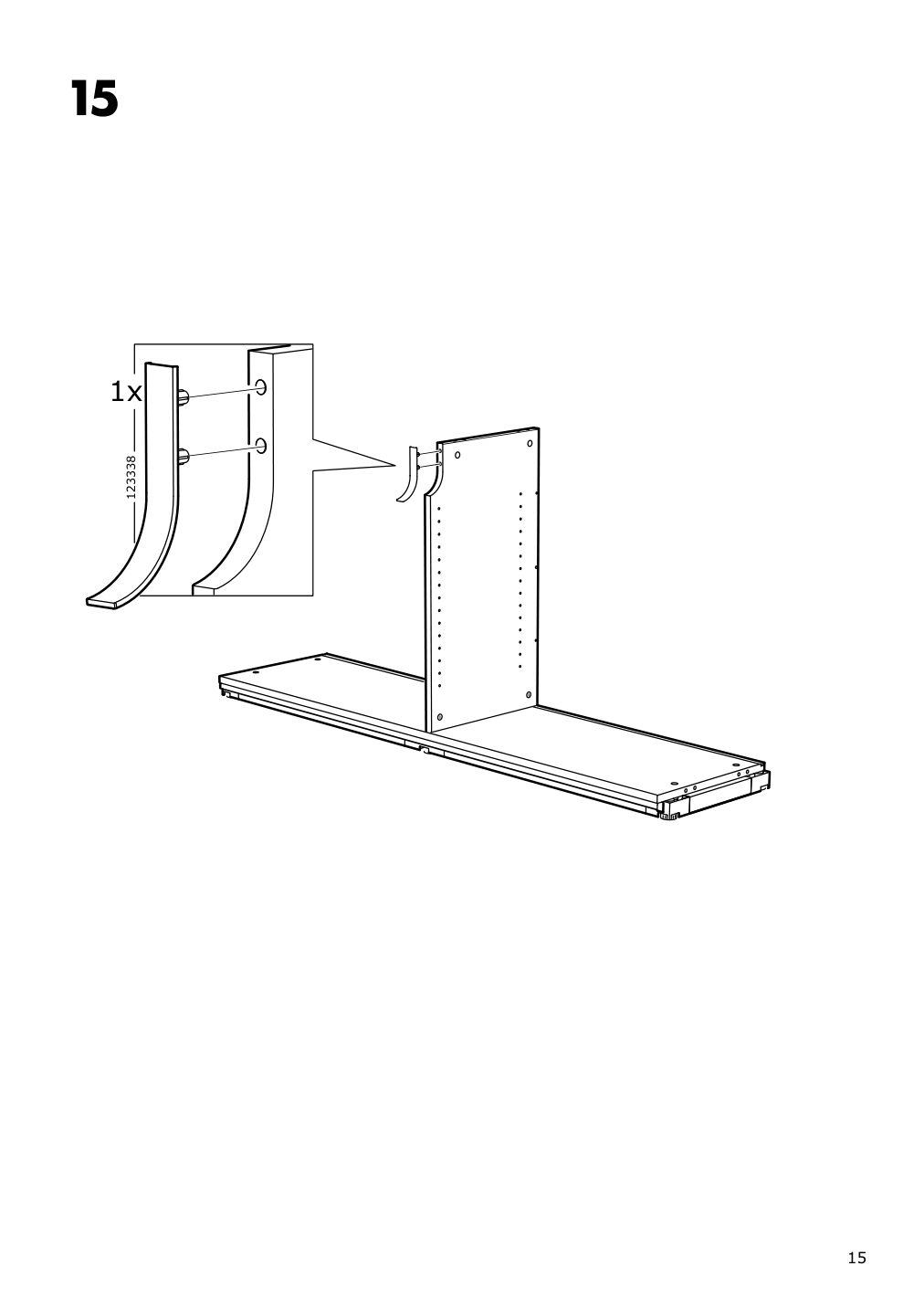 Assembly instructions for IKEA Galant cabinet with sliding doors white | Page 15 - IKEA GALANT cabinet with sliding doors 104.728.67