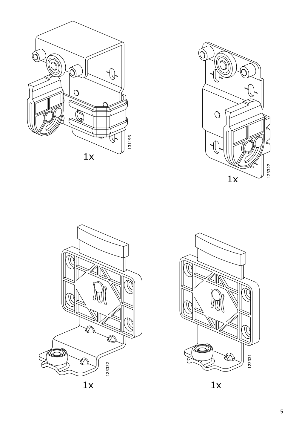 Assembly instructions for IKEA Galant cabinet with sliding doors white | Page 5 - IKEA GALANT cabinet with sliding doors 104.728.67