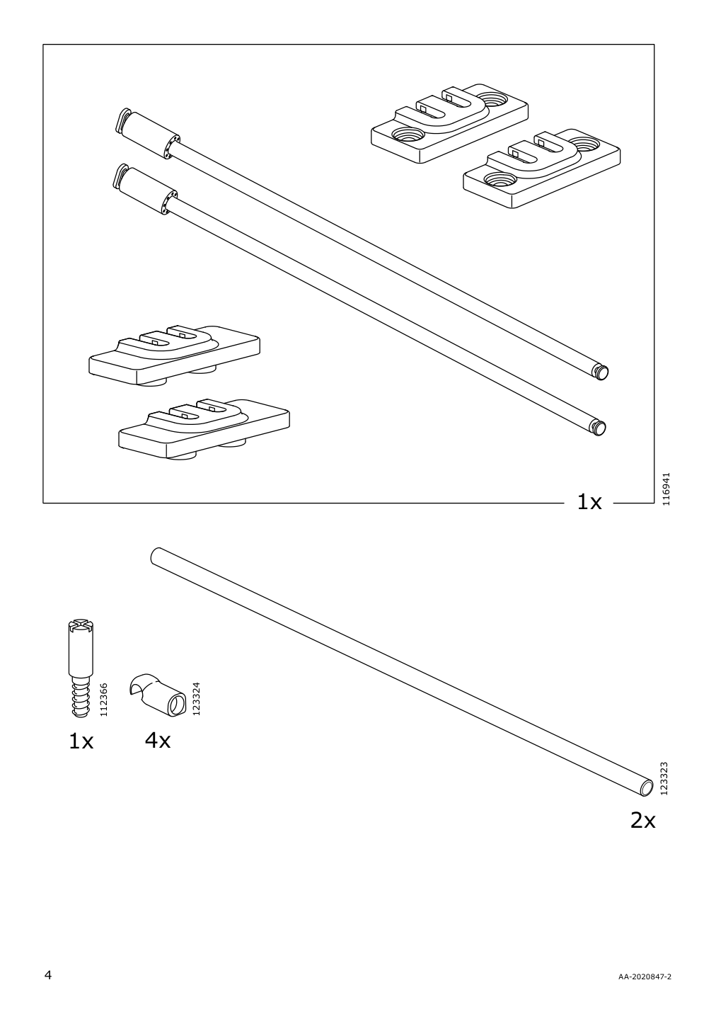 Assembly instructions for IKEA Galant drawer unit drop file storage white stained oak veneer | Page 4 - IKEA GALANT drawer unit/drop file storage 303.651.21