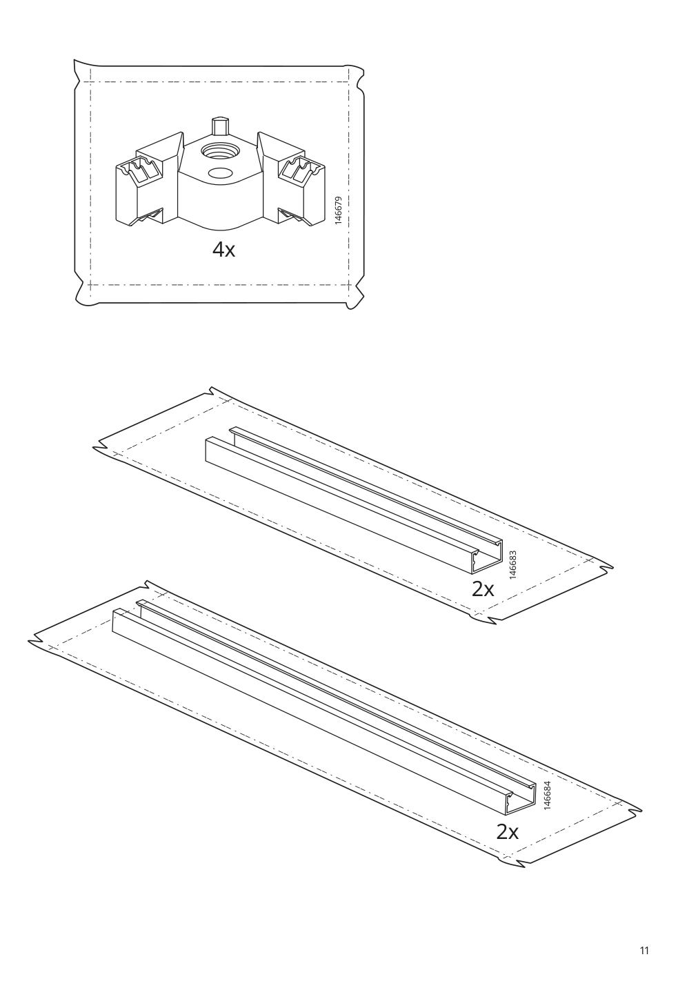 Assembly instructions for IKEA Galant drawer unit drop file storage white stained oak veneer | Page 11 - IKEA GALANT storage combination with filing 793.040.94