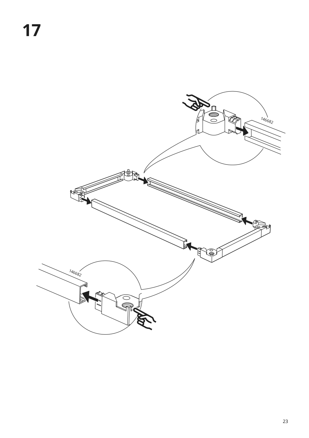 Assembly instructions for IKEA Galant drawer unit drop file storage white | Page 23 - IKEA GALANT storage combination with filing 993.040.93