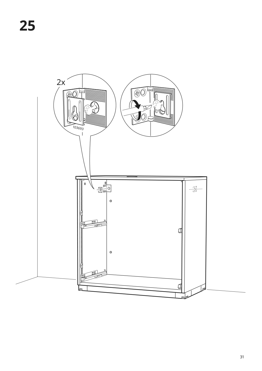 Assembly instructions for IKEA Galant drawer unit drop file storage black stained ash veneer | Page 31 - IKEA GALANT storage combination with filing 493.040.95