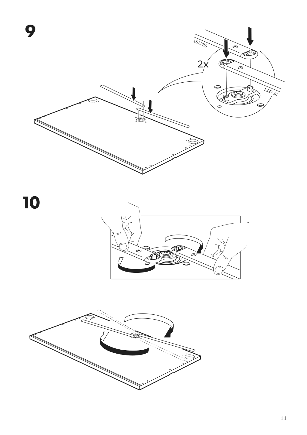 Assembly instructions for IKEA Galant drawer unit white stained oak veneer | Page 11 - IKEA GALANT drawer unit 703.651.57