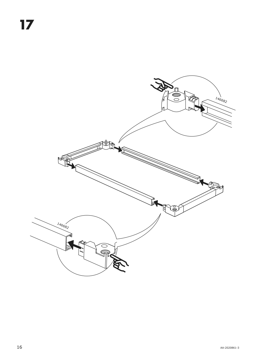 Assembly instructions for IKEA Galant drawer unit white stained oak veneer | Page 16 - IKEA GALANT drawer unit 703.651.57