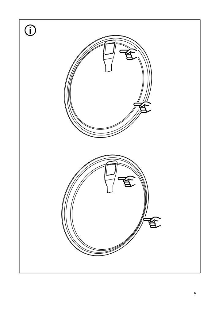 Assembly instructions for IKEA Galleriskog wall decoration set of 3 mixed motifs | Page 5 - IKEA GALLERISKOG wall decoration, set of 3 205.380.71