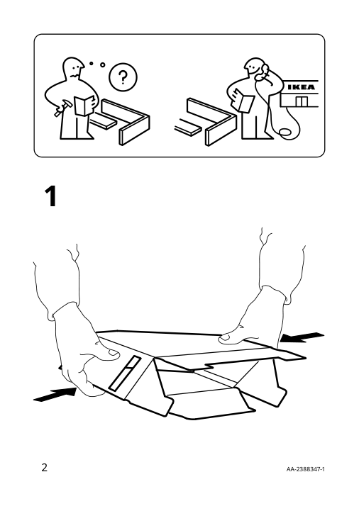 Assembly instructions for IKEA Gjaetta magazine file | Page 2 - IKEA GJÄTTA magazine file 705.704.45
