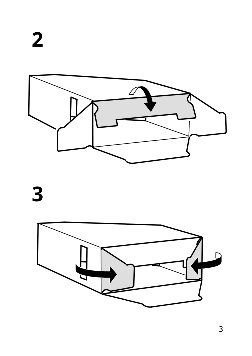 Assembly instructions for IKEA Gjaetta magazine file | Page 3 - IKEA GJÄTTA magazine file 705.704.45