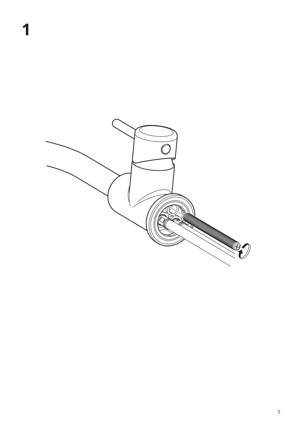 Assembly instructions for IKEA Glypen bath faucet chrome plated | Page 5 - IKEA ENHET / TVÄLLEN Bathroom vanity w doors/sink/faucet 095.578.29