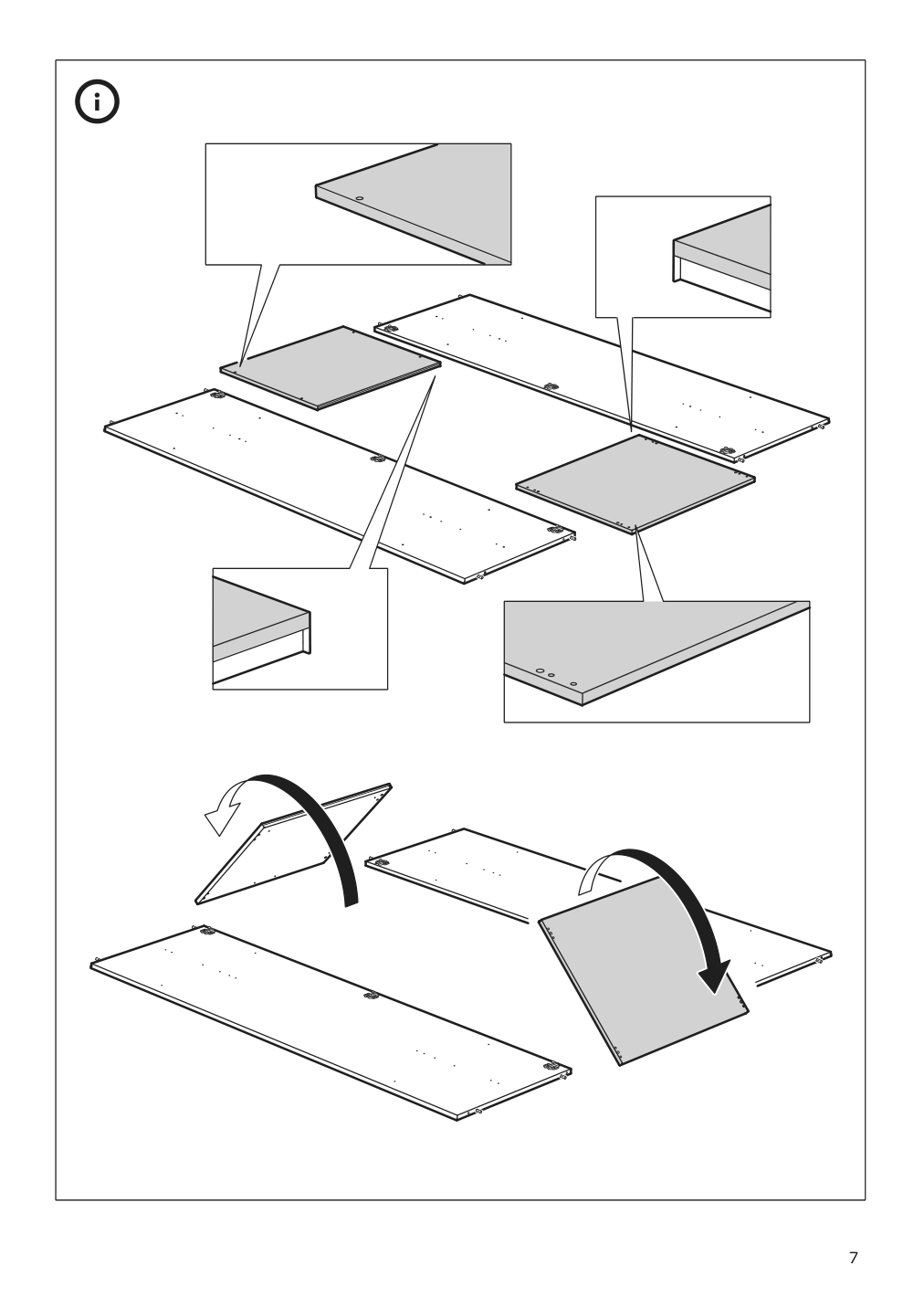 Assembly instructions for IKEA Godishus wardrobe white | Page 7 - IKEA GODISHUS wardrobe 504.224.94