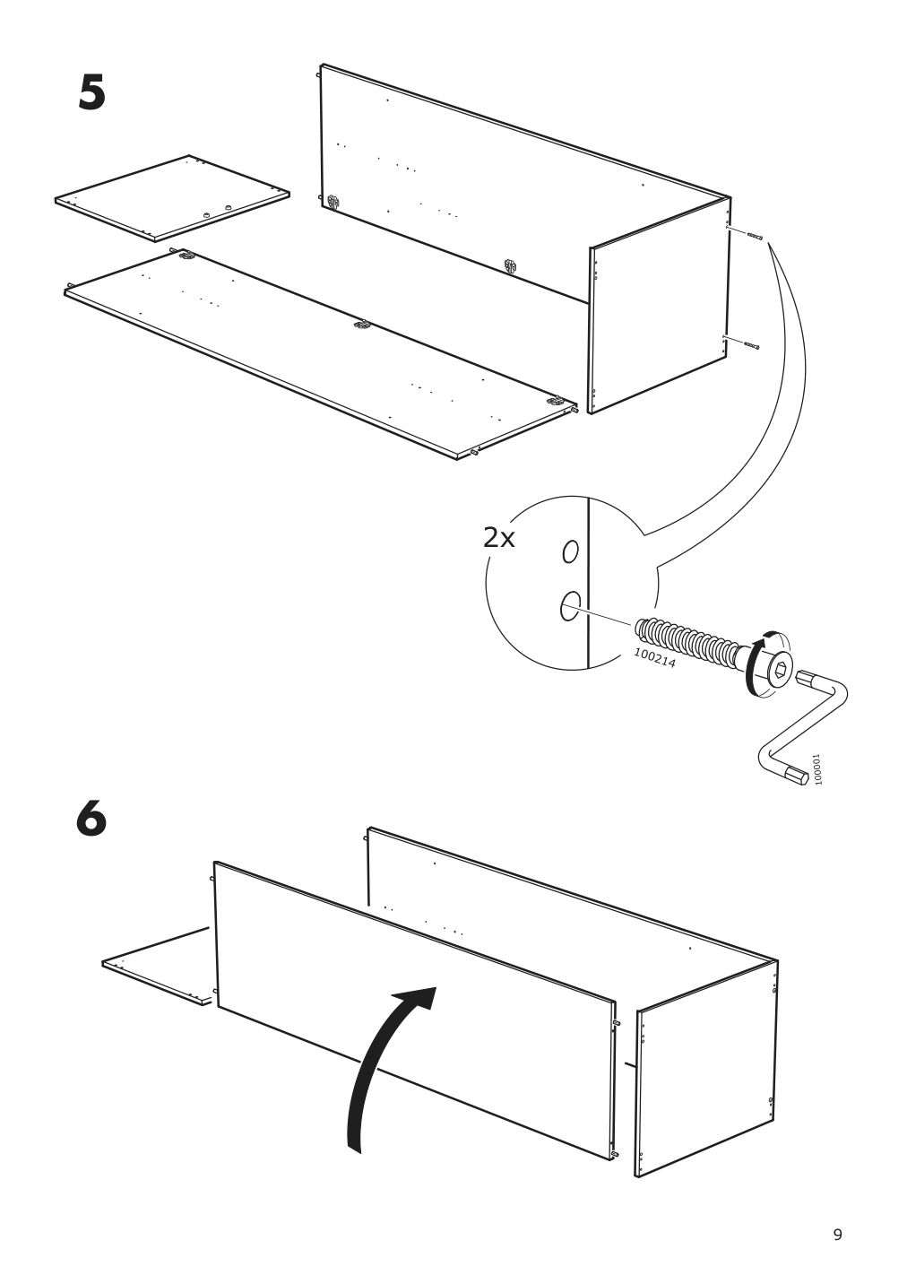 Assembly instructions for IKEA Godishus wardrobe white | Page 9 - IKEA GODISHUS wardrobe 504.224.94