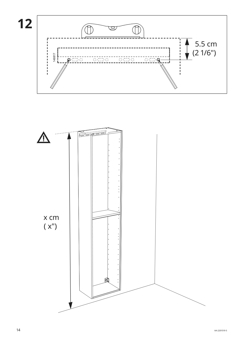 Assembly instructions for IKEA Godmorgon high cabinet gillburen dark gray | Page 14 - IKEA GODMORGON high cabinet 504.812.47