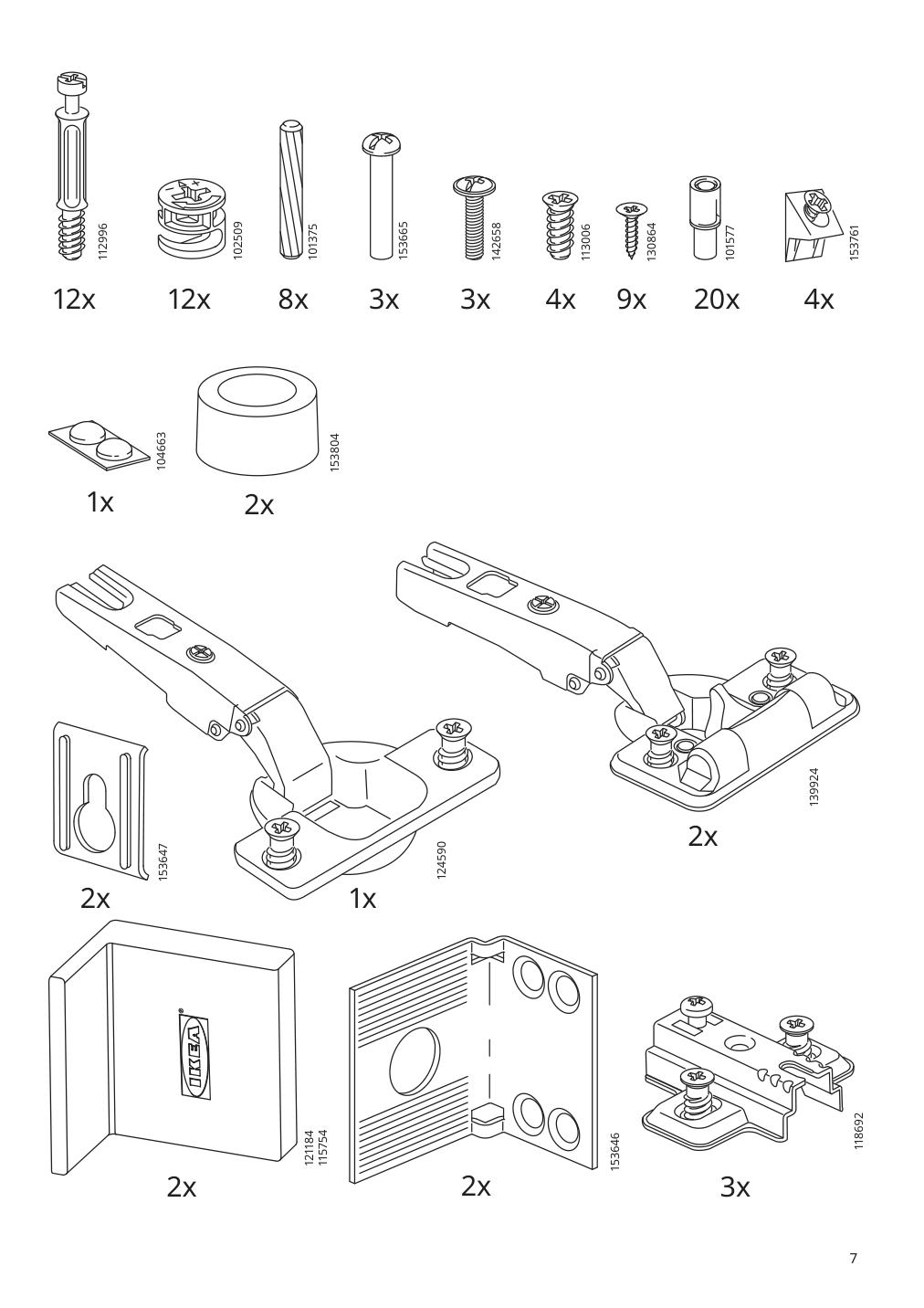 Assembly instructions for IKEA Godmorgon high cabinet high gloss gray | Page 7 - IKEA GODMORGON high cabinet 303.440.63