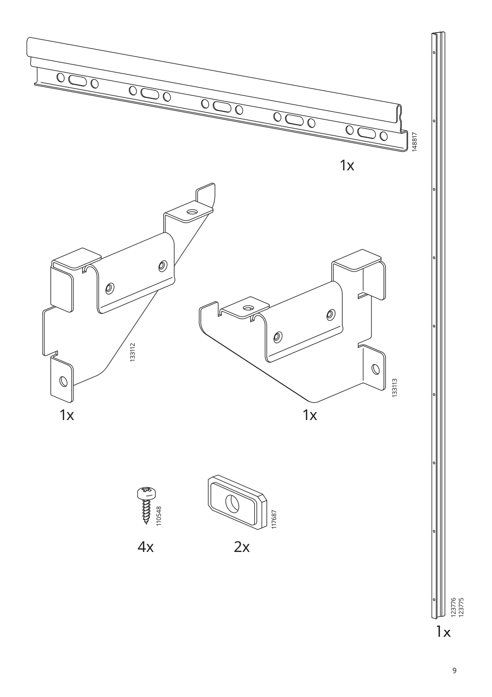 Assembly instructions for IKEA Godmorgon high cabinet high gloss gray | Page 9 - IKEA GODMORGON high cabinet 303.440.63