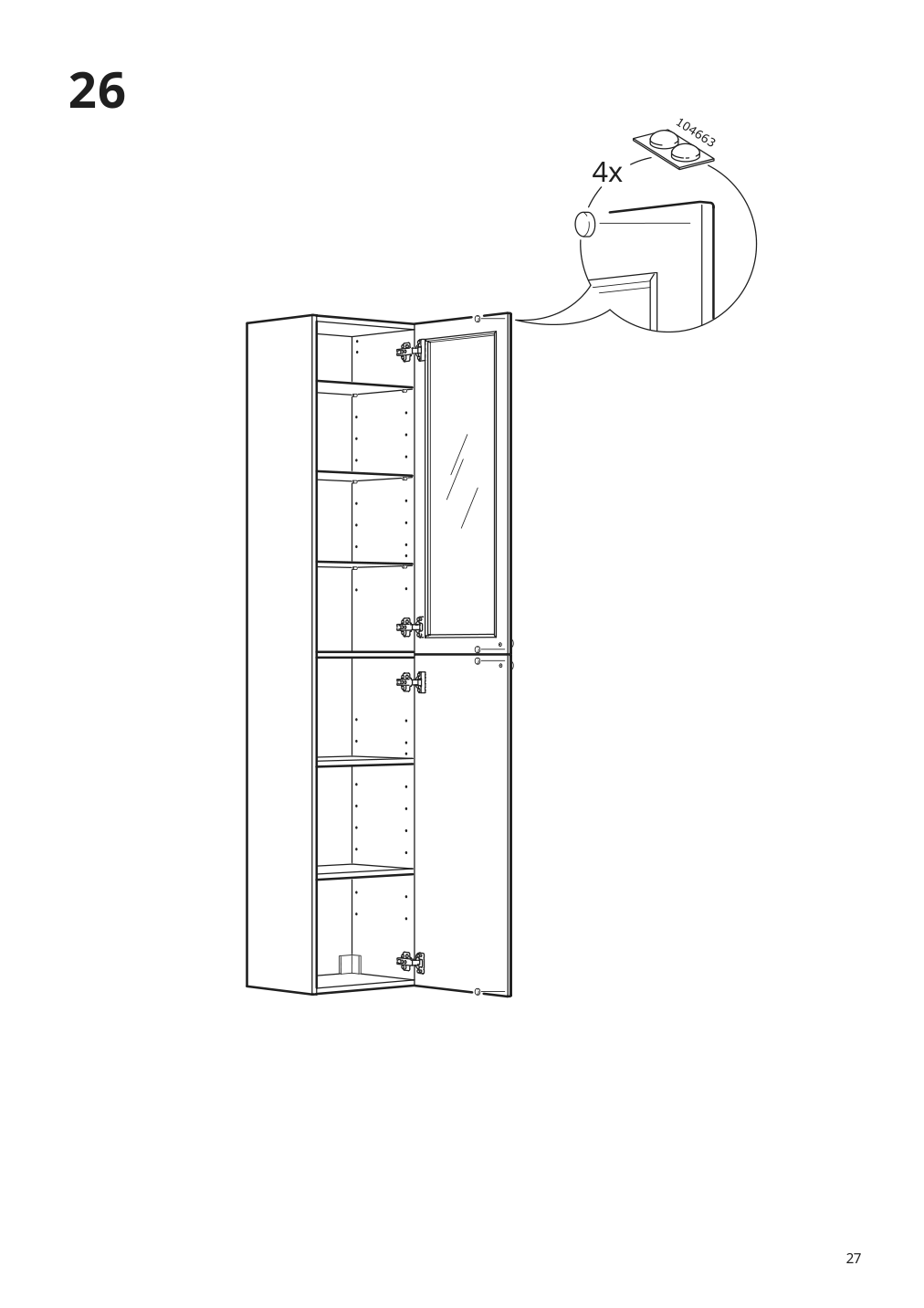 Assembly instructions for IKEA Godmorgon high cabinet kasjoen light gray | Page 27 - IKEA GODMORGON/TOLKEN / KATTEVIK bathroom furniture, set of 6 993.163.31