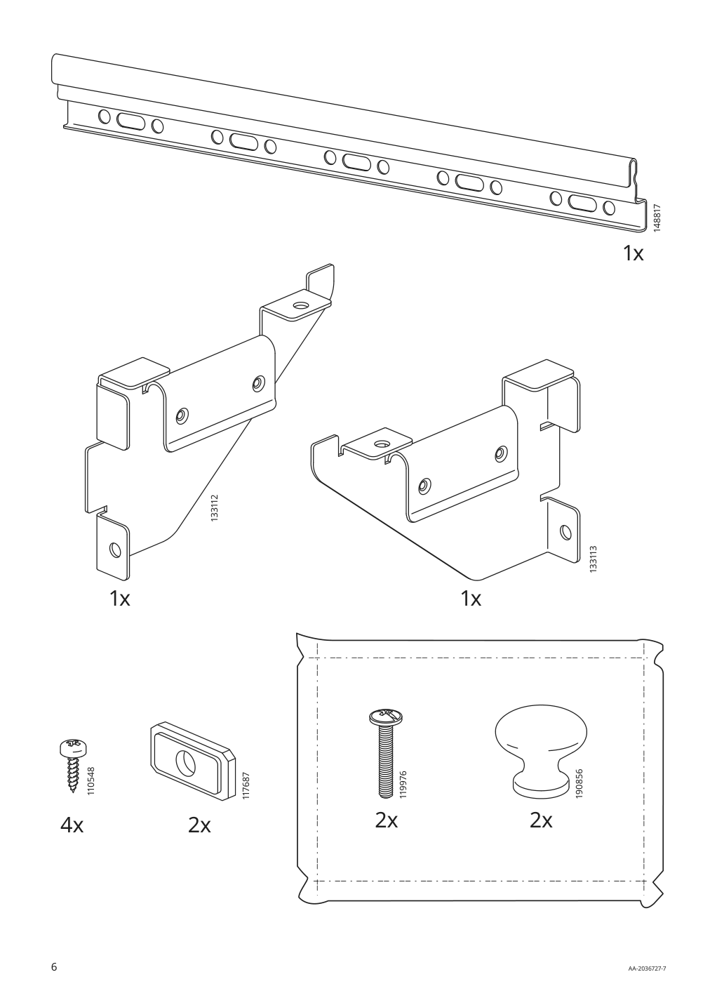 Assembly instructions for IKEA Godmorgon high cabinet kasjoen light gray | Page 6 - IKEA GODMORGON / RÄTTVIKEN bathroom furniture, set of 5 793.046.97