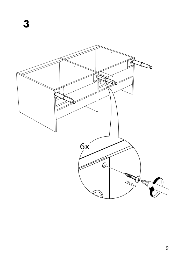 Assembly instructions for IKEA Godmorgon leg kasjoen shiny | Page 9 - IKEA GODMORGON leg 903.917.30