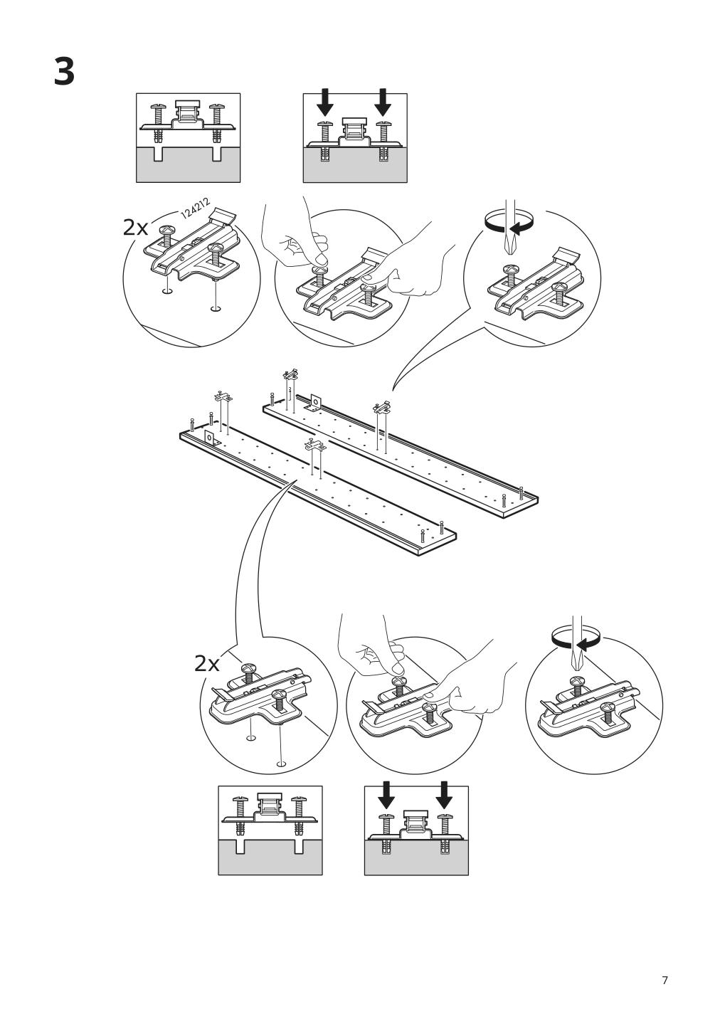 Assembly instructions for IKEA Godmorgon mirror cabinet with 2 doors mirror glass | Page 7 - IKEA GODMORGON / BRÅVIKEN bathroom furniture, set of 4 293.961.90